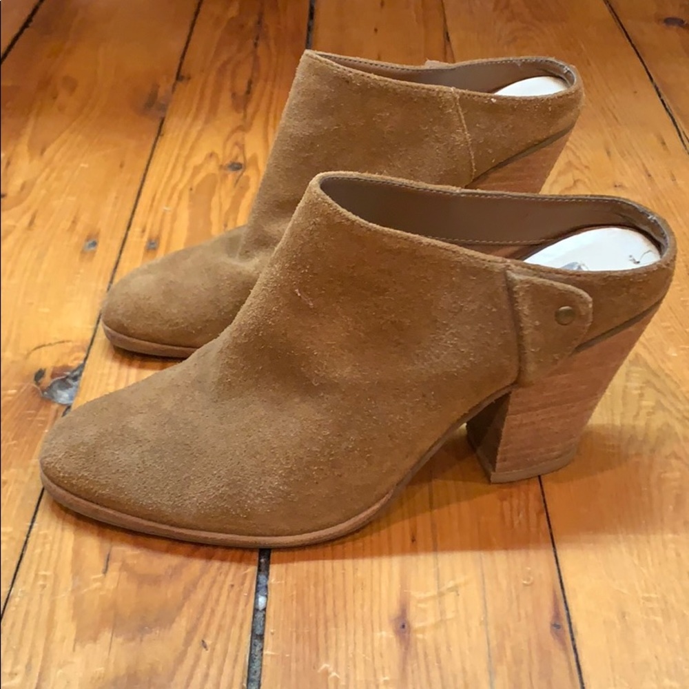 Steve Madden Chestnut Suede Heeled Mules